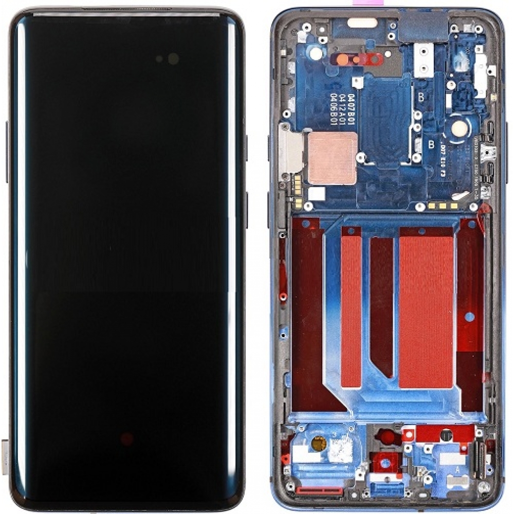 Oneplus 7T Pro LCD Screen With Frame Haze Blue Replacement Module